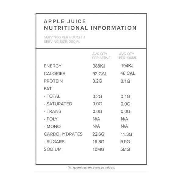 Apple juice 250ml