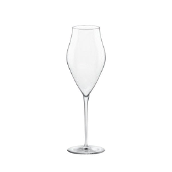 Bormioli rocco arte flute crystaline champagne glass 320ml pack of 6pcs