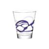 Handmade tumbler glass - bormioli rocco "ceralacca" tumbler handmade soda line glass 385ml (pack of 6pcs) purple