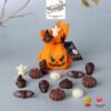 Chocolate monggo halloween little pumpkin pouch cokelat hantu unik