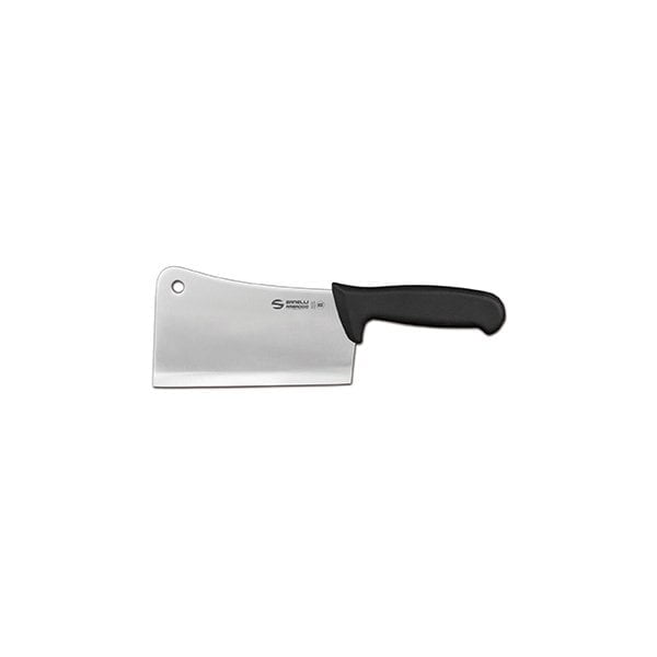 Chopping board knife black ergonomic handle blade length 18 cm