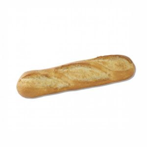 The photo of a pack of 6 half-size baguette bread