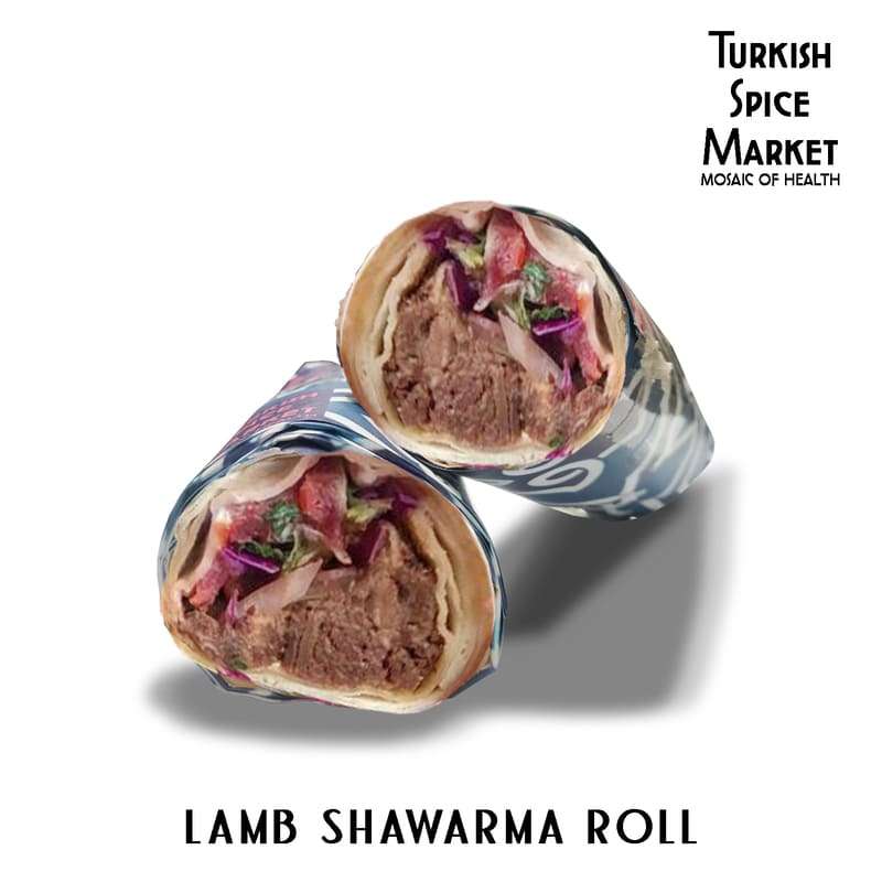 Lamb shawarma roll