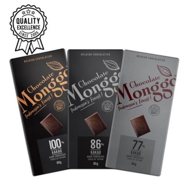 Monggo dark chocolate collection