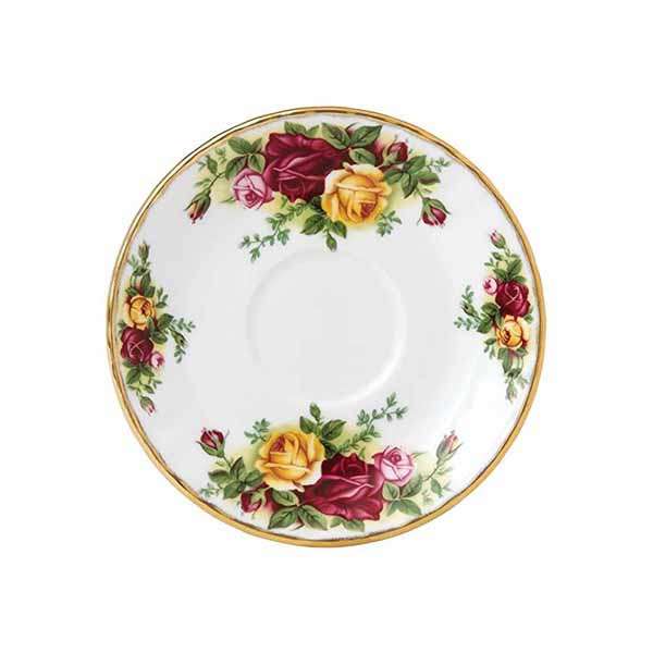 Old country roses mocca saucer
