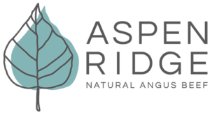The logo of aspen ridge natural angus beef, one of the imported beef brands available at luxofood jakarta