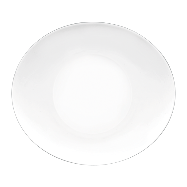 Opal glass dinner plate - bormioli rocco "prometeo" dinner plate opal glass (27x24cm) pack of 6pcs