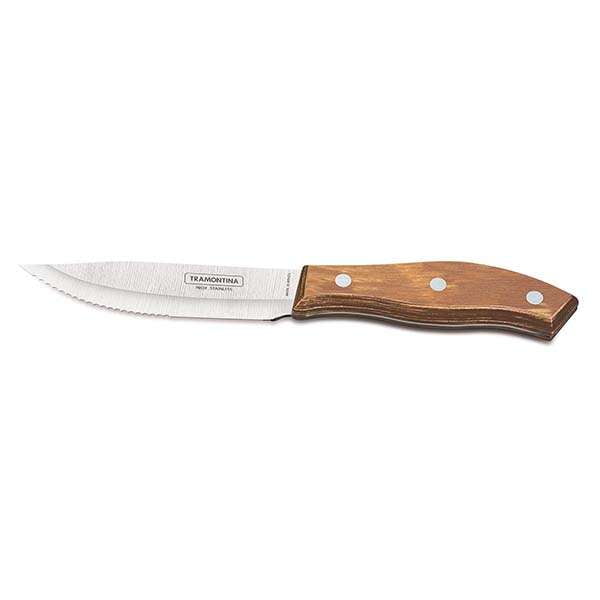 Tramontina 5 jumbo steak knife polywood natural tramon21410045