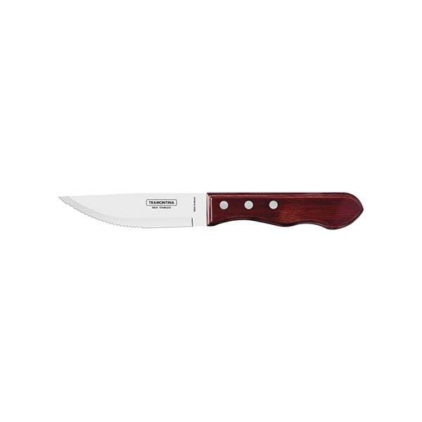 Tramontina 5 jumbo steak knife polywood red tramon21116075