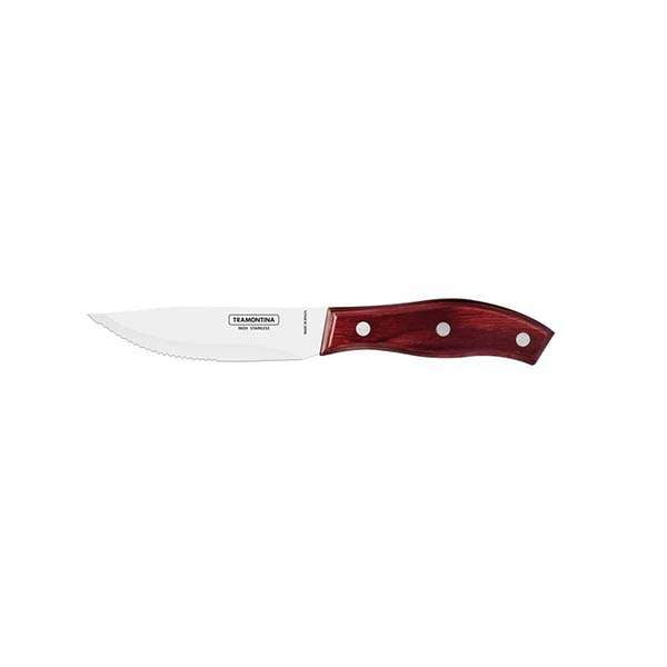 Tramontina 5 jumbo steak knife polywood red tramon21410075