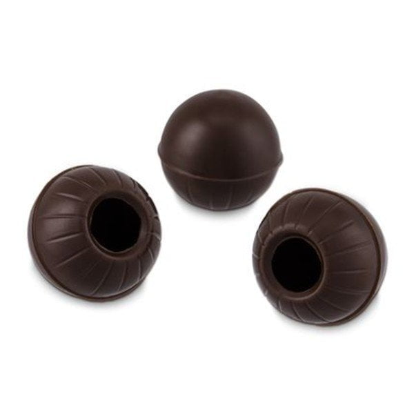 Valrhona dark chocolate truffle shells 1
