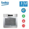 Beko electric oven built in 71l stainless bimt22400mcs 1