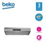 Beko exhaust hood 60cm stainless hns61311xh 1