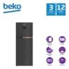 Beko fridge dark inox - beko fridge 2-doors dark inox rdnt401e50vk