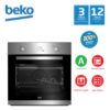 Beko gas oven built-in - beko gas oven built-in 66l stainless bigt22102x