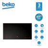 Beko induction hob - beko built-in induction hob 90cm black hii 95310 fht