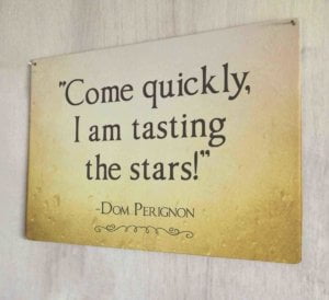 An memorable quote to help us in understanding sparkling wine
