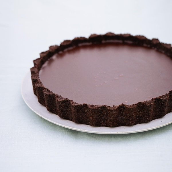 Dark choco tart