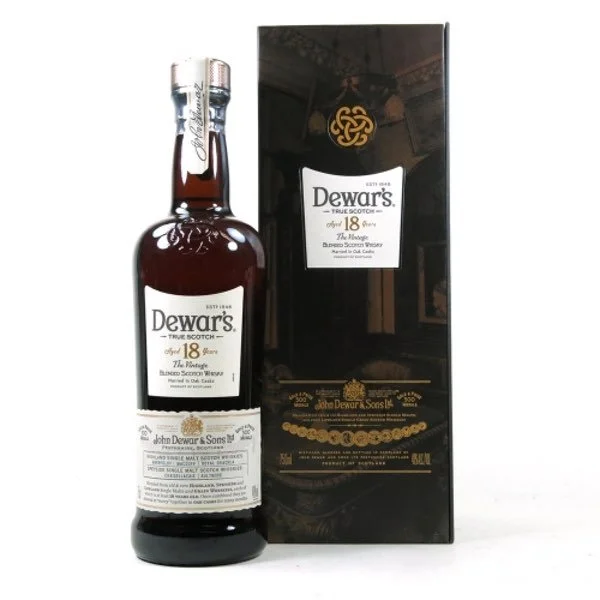 Dewars 18 years whisky - dewars "18 years" (750ml)