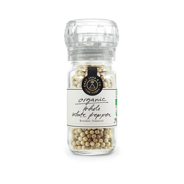 East java co organic whole white pepper mill