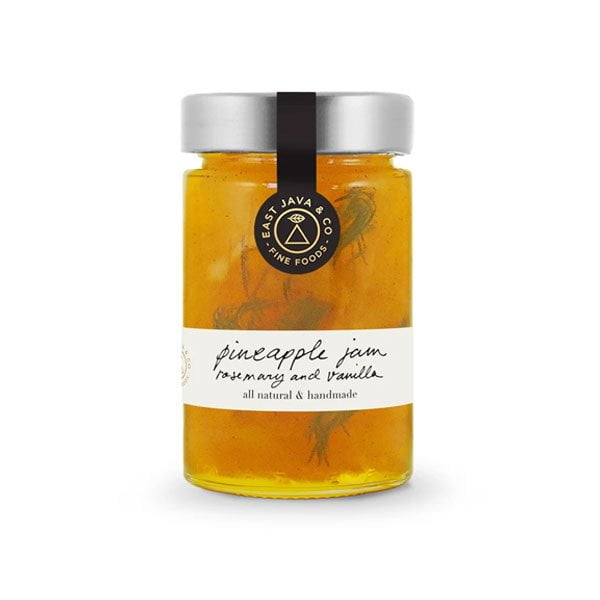 East java co pineapple jam with rosemary and vanilla