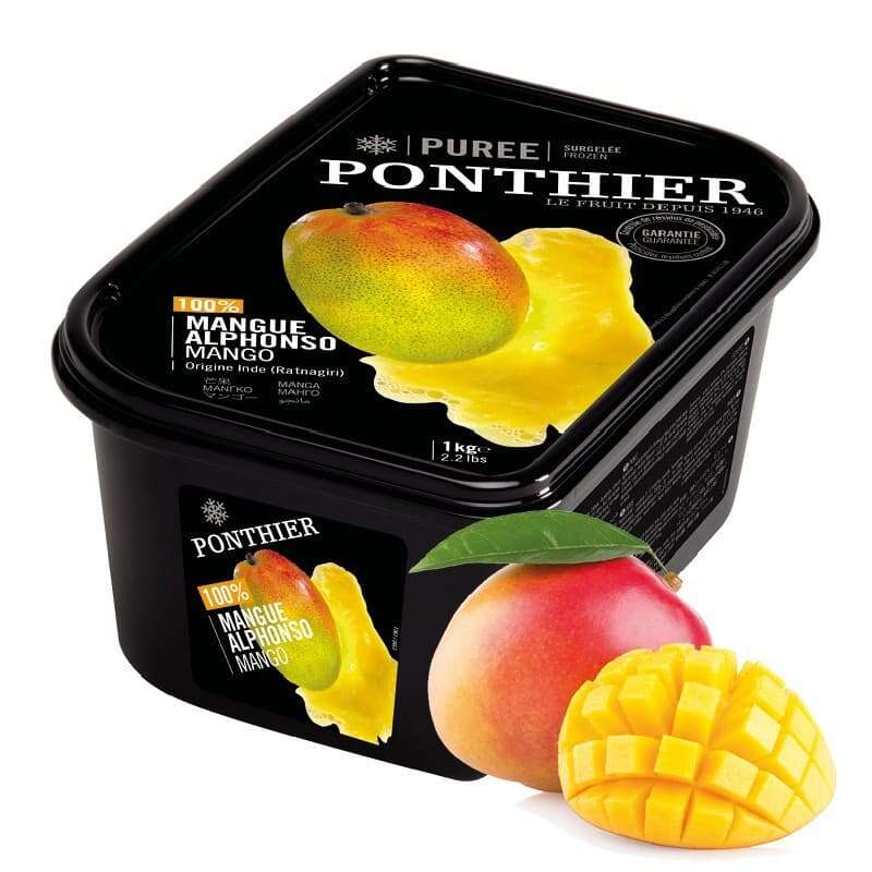 Frozen alphonso mango puree