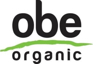 The logo of obe organic, one of the imported beef brands available at luxofood jakarta