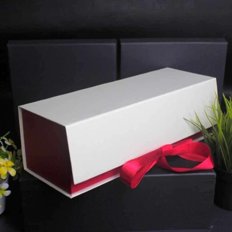 Single box knot cream merah 1