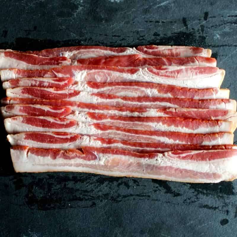 Smoked beef bacon