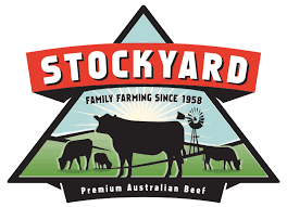 The logo of stockyard premium australia beef, one of the imported beef brands available at luxofood jakarta