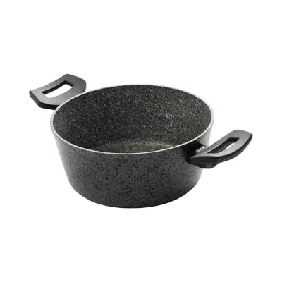 Cooking stone casserole - promab casserole cooking stone 2-handle ø24cm h. 9,5cm