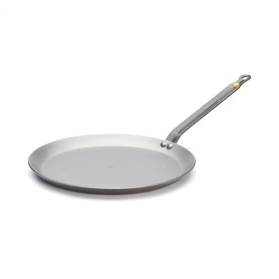 Crepe pan mineral - de buyer "round crepe" pan mineral b ø 26 cm length 47. 8 cm height 1. 3 cm