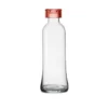 Guzzini glass bottle - guzzini "100 icons" glass bottle 1l. Red lid