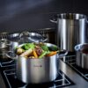 Stainless steel casserole - de buyer "casserole" without cover stainless steel diameter: 24 cm