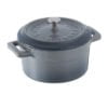 Lava mini casserole gray - lava "mini casserole" diam 10 cm, gray