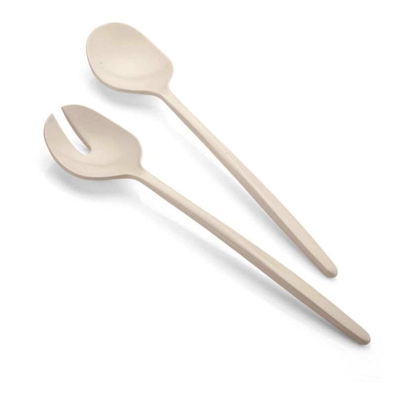 Guzzini salad servers - guzzini "salad servers tierra" clay size: 28 cm