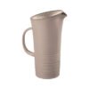Guzzini pitcher taupe - guzzini "pitcher with lid tierra" taupe capacity: 1. 8 lt