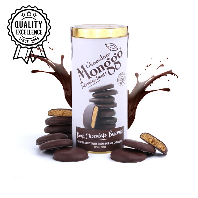 Dark chocolate biscuit - biscuit dark chocolate 58% (158g)