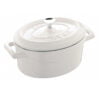 Mini casserole white oval - "mini casserole" oval white