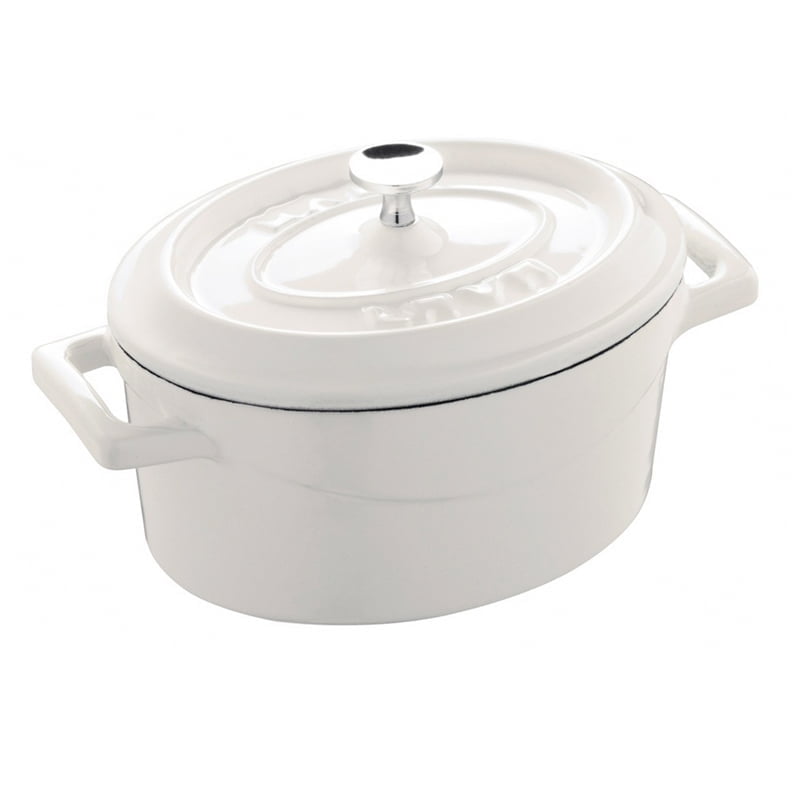 Mini casserole white oval - "mini casserole" oval white