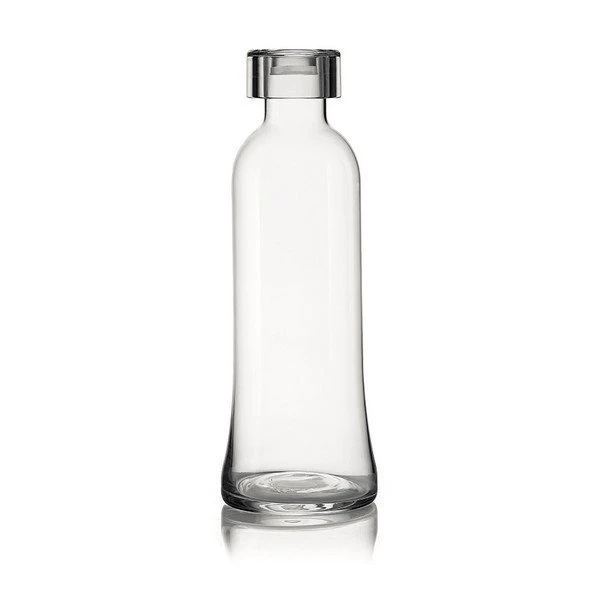 Guzzini glass bottle - guzzini "100 icons" glass bottle 1l. Clear lid