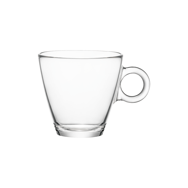 Tea cup set - bormioli rocco "easy bar" tea cup tempered capacity: 320 cc (pack of 6pcs)