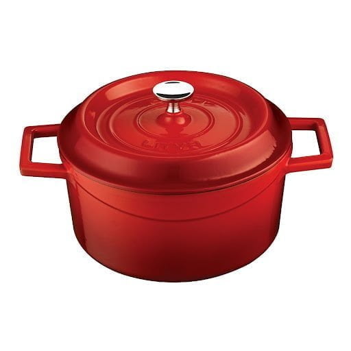 Lava casserole red - lava "round casserole"diam. 20cm, colour red