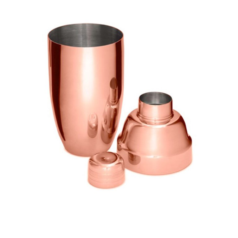 - subliva "copper" plated deluxe cocktail shaker 750ml