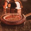 - subliva "copper" plated deluxe strainer l: 207mm w: 97mm