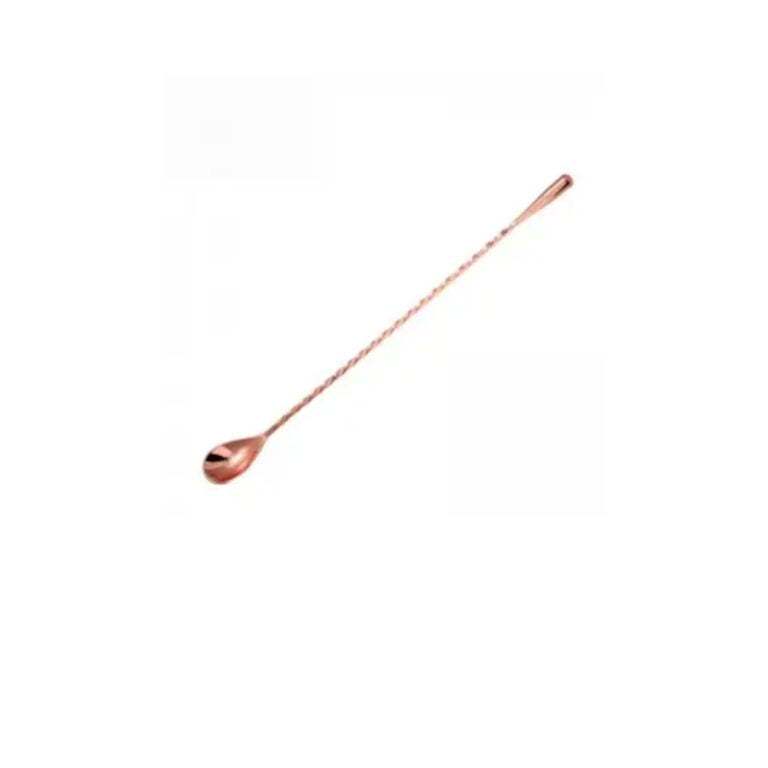 - subliva "cooper" plated teardrop bar spoon l : 450 mm color : copper