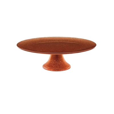 - bormioli rocco copper cake plate with foot diameter : 33 cm
