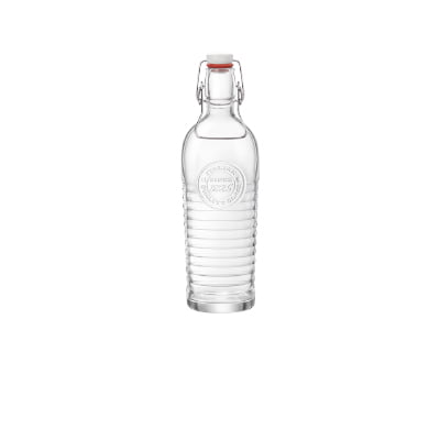 - bormioli rocco "officina 1825" bottle soda lime capacity: 1200 cc (pack of 6pcs)