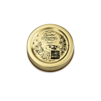 - bormioli rocco "quattro stagioni" lid diameter: 86mm for jars: 75cl/ 20cl/ 32cl pack of 6 pcs