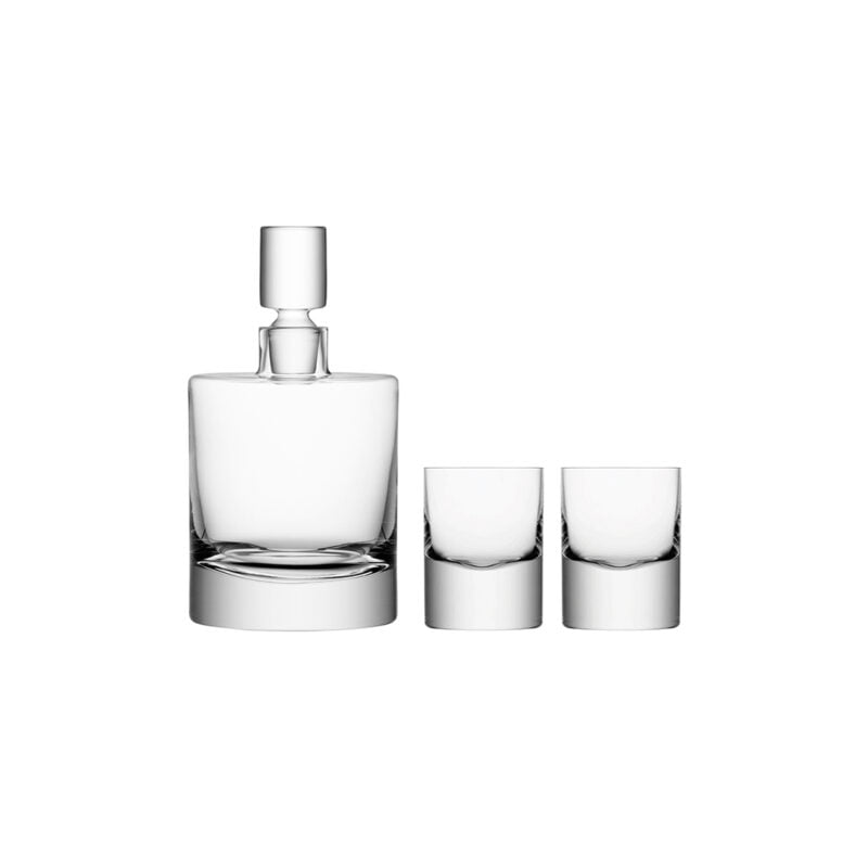 - lsa "boris" whisky set include 2 tumblers & decanter